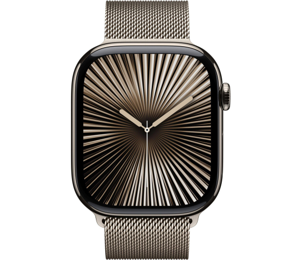 APPLE Watch 10 GPS + Cellular 42mm koperta z tytanu (naturalny) + bransoleta mediolańska (naturalny) - 1278203 - zdjęcie 2